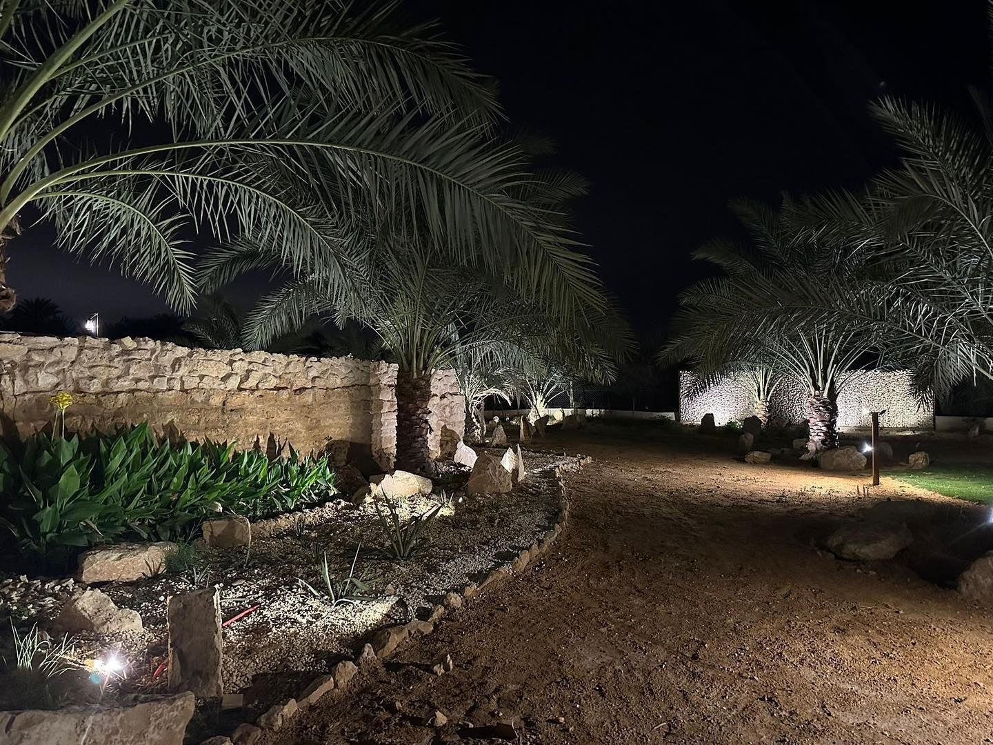 مساحات خضراء واسعة 